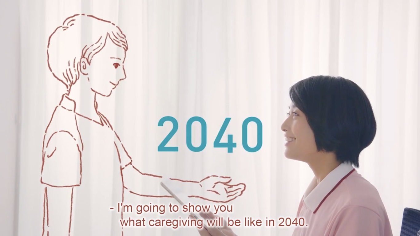 A vision of “Nursing Care in 2040”  (movie)